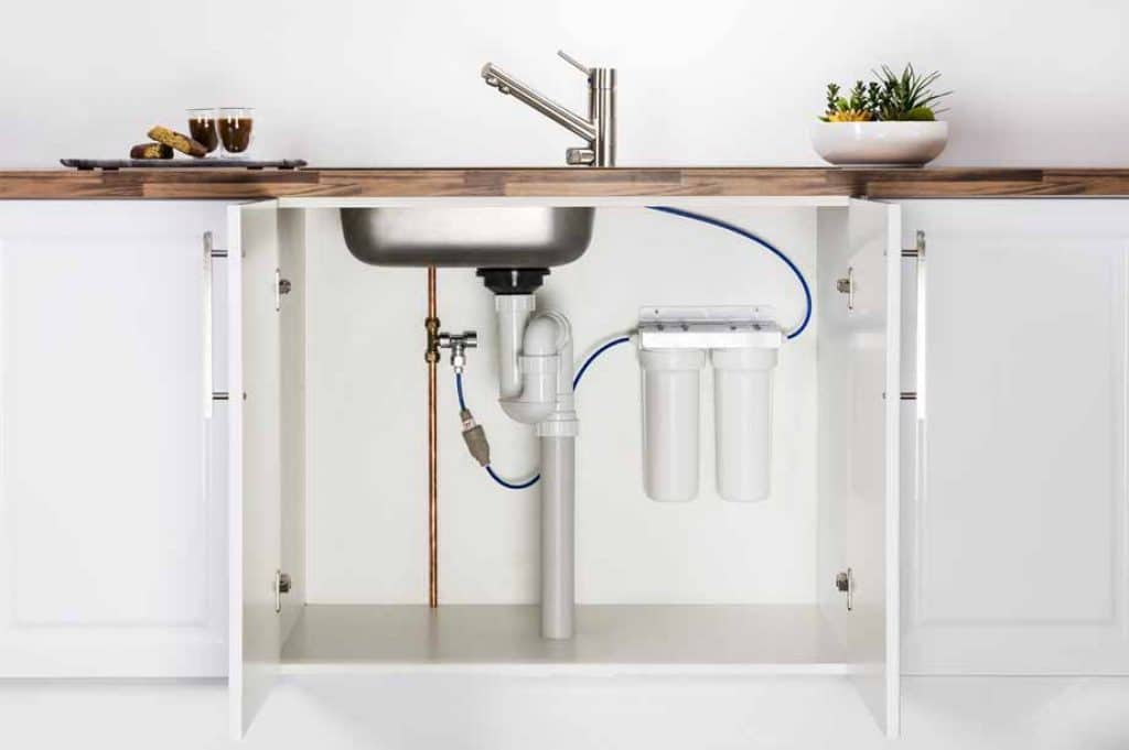 simple water filter system for kitchen sink