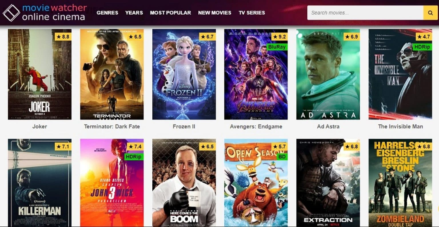 free movies no download or sign up