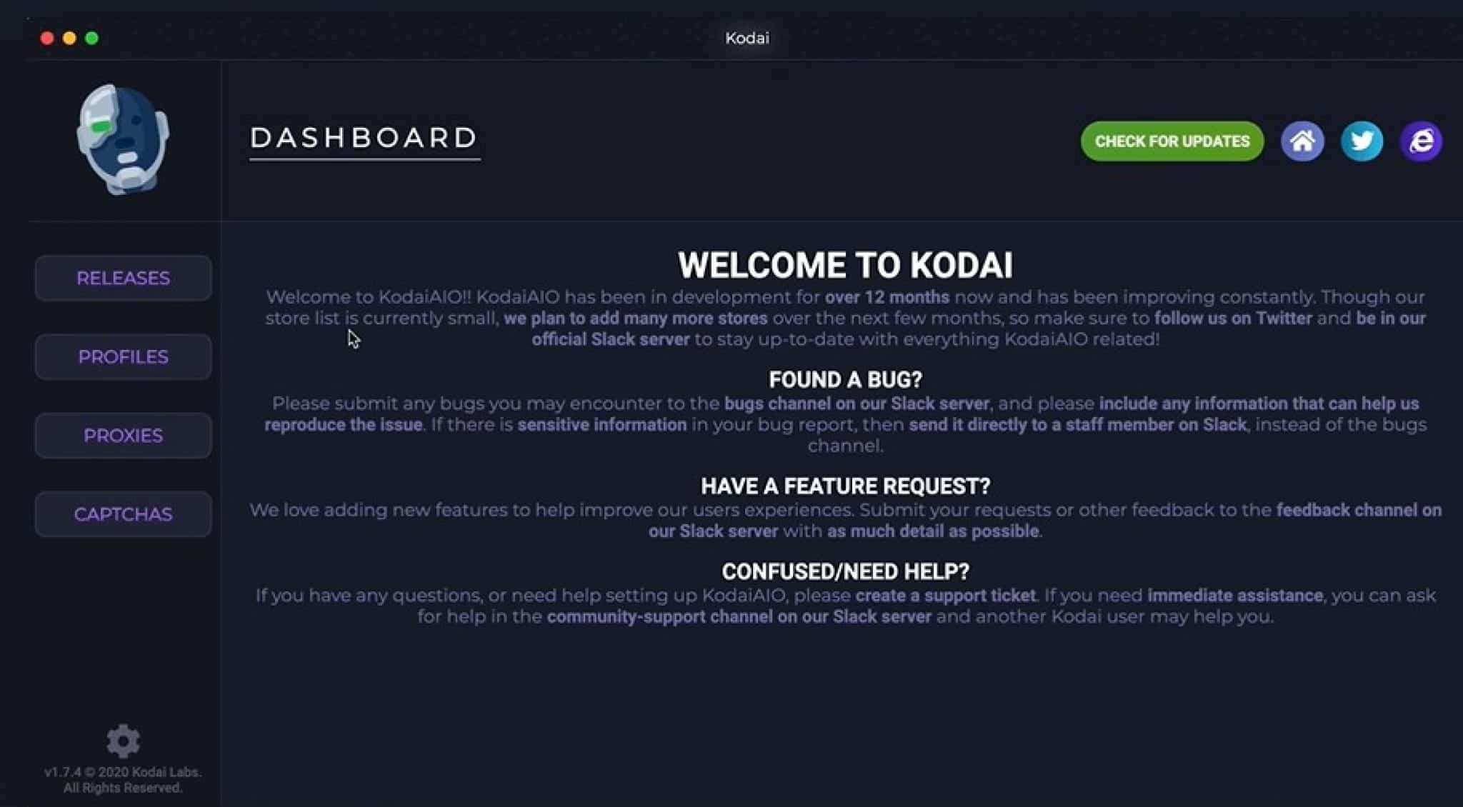 kodai bot for sale